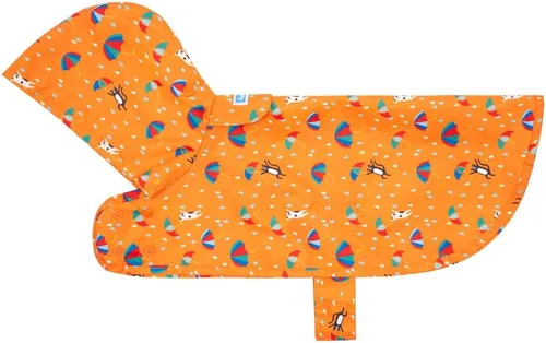 Vista 9 de RC Pet Products Poncho de lluvia plegable para perros carmesí - XX pequeño