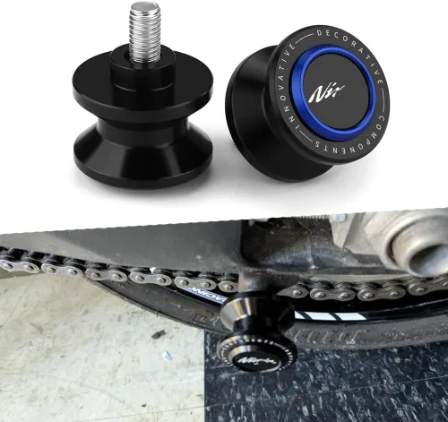 Vista 9 de Carretes basculantes de 8 mm para Ninja 400 650 1000SX ZX-6R ZX-10R ZX-25R 2023 2024 2025 Soporte de bastidor trasero Carretes basculantes