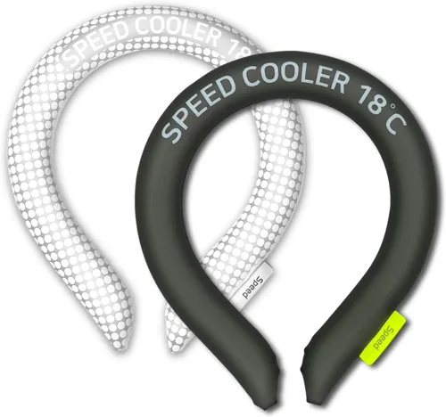 Vista 6 de SpeedUSA Insta Speed - Enfriadores de cuello (paquete de 2) (rosa y gris oscuro)