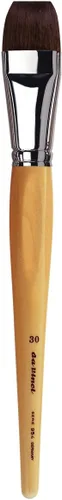 Vista 99 de Da Vinci Watercolor Serie 5830 CosmoTop Mix B Pincel para pintar, Mezcla sintética/natural para lavado plano, Tamaño 10