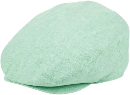 Vista 10 de Sombreros planos de lino para hombre Ivy Gatsby Summer Newsboy