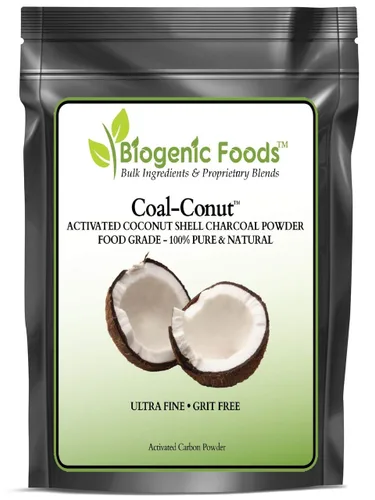 Vista 2 de Coal-Conut™ - Carbón activado de cáscara de coco en polvo de grado alimenticio (ultrafino) - Uso orgánico aprobado