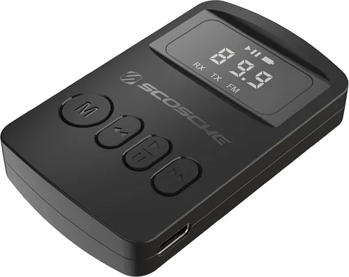 Vista 6 de Scosche BTFM2A BTFREQ Kit universal Bluetooth manos libres para coche con transmisor FM digital y cargador de coche USB de 10 W, transmisión