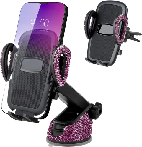 Vista 9 de eing: Soporte de teléfono para tablero de auto, parabrisas, para iPhone, 12,11,11 Pro, 8 Plus, 8, SE, X, XR , XS, 7 Plus Samsung S20, S10, S9,S8
