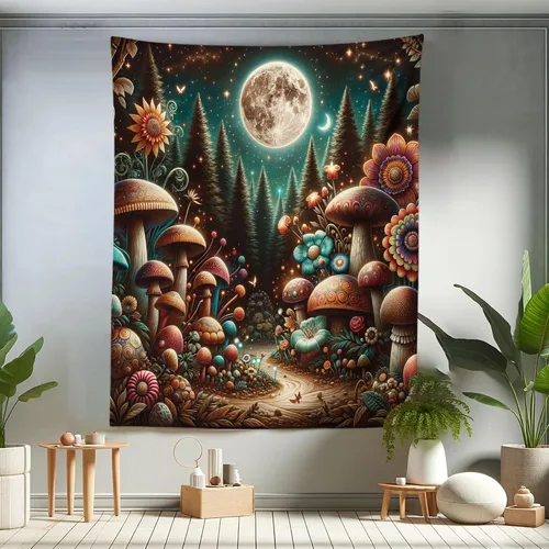 Vista 277 de Ambesonne Tapiz de arte afro, hombre negro fuerte con una corona de trazos impresión de pintura moderna, decoración de tela para colgar en la pared