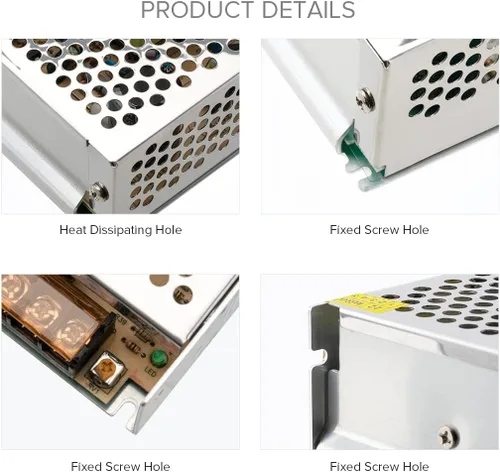 Vista 5 de BTF-LIGHTING CA100-240V a CC12V10A Máx120W Adaptador Convertidor Transformador de Fuente de Alimentación de Conmutación para Módulo de Tira LED