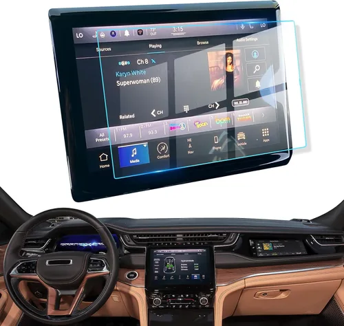 Vista 8 de LFOTPP Protector de pantalla para Grand Cherokee 2025 Jeep Grand Cherokee 2021-2025 y L de 10.1 pulgadas