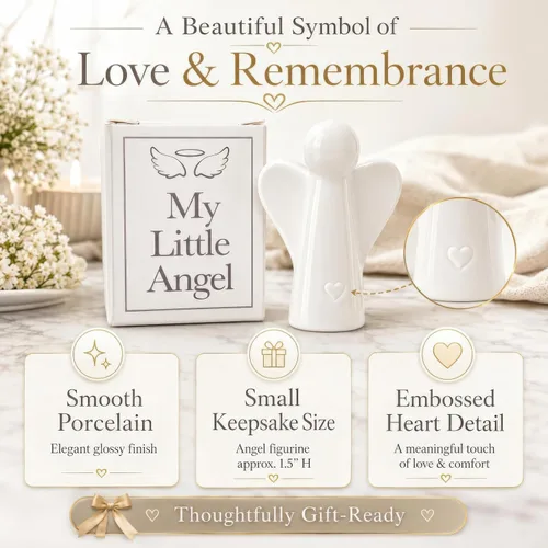 Vista 4 de Jolitee My Little Angel - Figura de ángel guardián, regalos inspiradores para mujeres, pequeños ángeles decorativos, perfecta para coleccionar