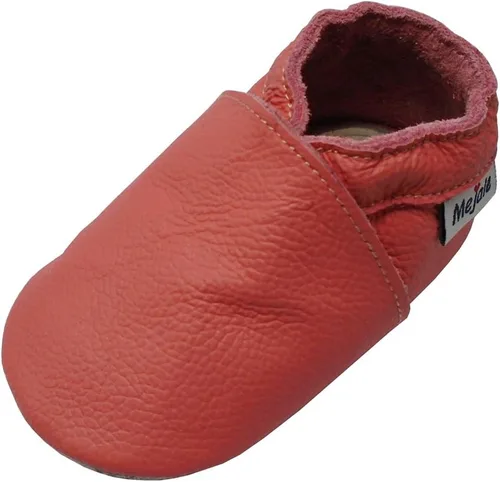 Vista 9 de Mejale - Zapatos de bebé, para niños pequeños, con suela suave de cuero, estilo mocasín, para pre-caminantes Beige