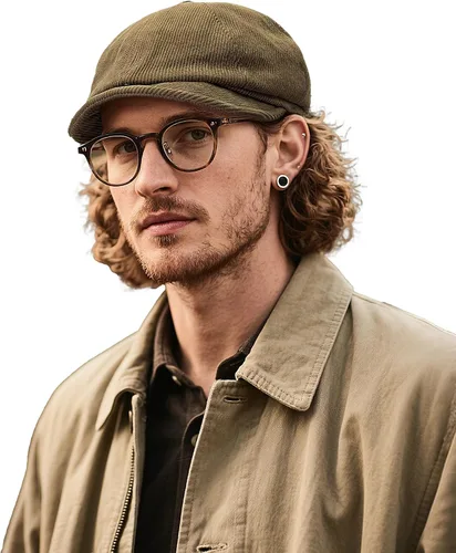 Vista 9 de Clakllie Gorra clásica de algodón con 8 paneles de Newsboy Gatsby, gorra plana de sarga vintage con diseño de peaky blinders, boina