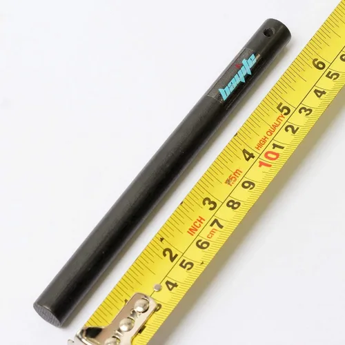 Vista 2 de 1/2 pulgadas x 6 pulgadas Ferrocerio Vara Flint juego de iniciador de fuego de supervivencia de acero Toggle con agujero cordón para 15 cm