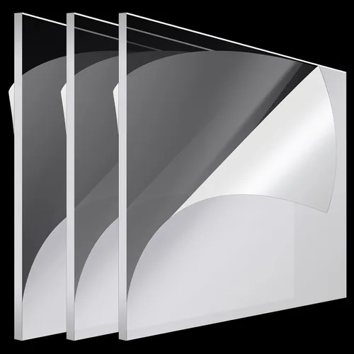 Vista 7 de Roowest 1 pieza de 36 x 48 pulgadas, lámina de acrílico transparente de 1/4 pulgada de grosor, lámina de plexiglás plástico cortada a medida, panel