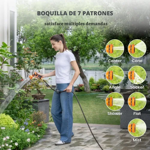 Vista 5 de Giraffe Tools - Carrete para manguera de jardín retráctil de 1/2 pulgadas x 130 pies, súper resistente, bloqueo a cualquier longitud, sistema