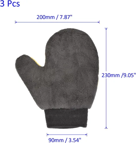 Vista 8 de M METERXITY Manopla de limpieza - Guantes de microfibra para lavar platos, ropa y persianas, aplicar a la limpieza de la casa
