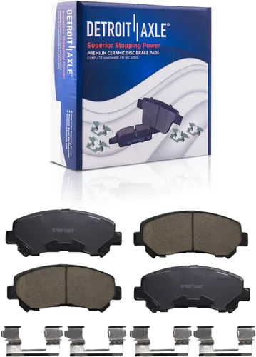 Vista 38 de Detroit Axle - Zapatas de freno traseras para Chevrolet Aveo Aveo5 Spark Pontiac G3 Suzuki Swift+ Reemplazo de zapatas de freno semimetálicas