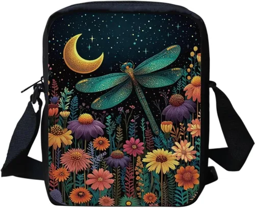 Vista 30 de Halloween Cat Small Messenger Bag Crossbody Shoulder Bag for Women Black Cat Pumpkin
