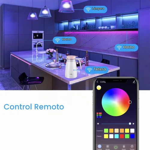 Vista 5 de Enchufe inteligente Mini HomeKit, toma de corriente WiFi inteligente compatible con Apple HomeKit, Alexa y Google Assistant, toma de control de voz