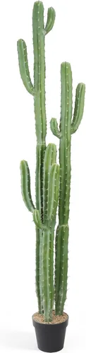 Vista 10 de Cactus artificial grande de 25 pulgadas para decoración del hogar, jardín, oficina, tienda