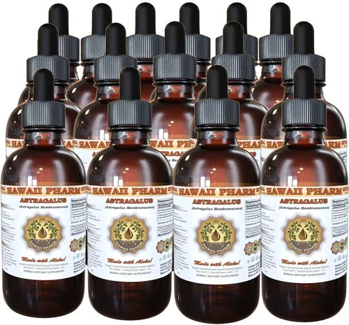 Vista 12 de HawaiiPharm Extracto líquido de astrágalo, astrágalo orgánico (Astragalus membranaceus) tintura de raíz seca, 2 onzas