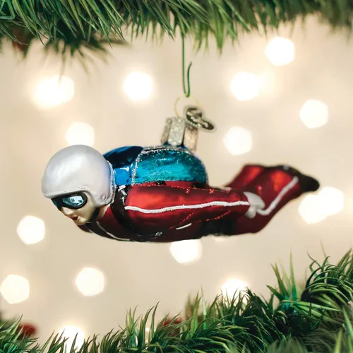 Vista 2 de Old World Christmas Adornos de vidrio soplado para árbol de Navidad