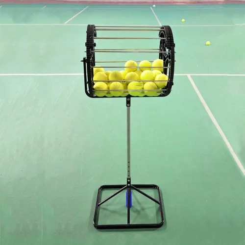 Vista 2 de Xuthusman 55 Pelotas de tenis coleccionista automático 2 en 1 Rolling Ball Catcher automático de entrenamiento de pelota de tenis Picker Saver
