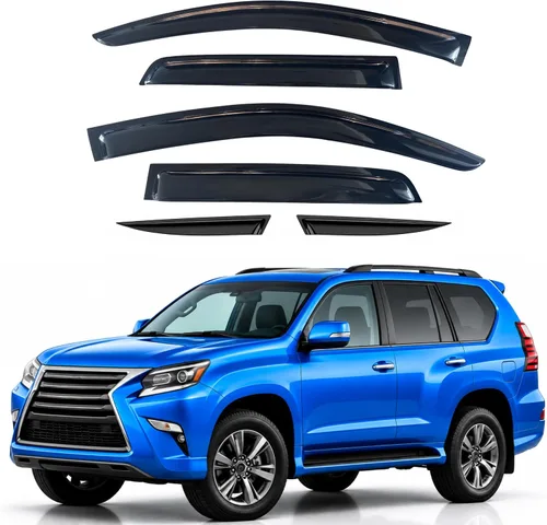 Vista 76 de Visera de ventana IG para Ford Focus Sedán y Hatchback 2012-2018, Protector de ventana lateral para lluvia y viento estilo Mugen, extra duradero