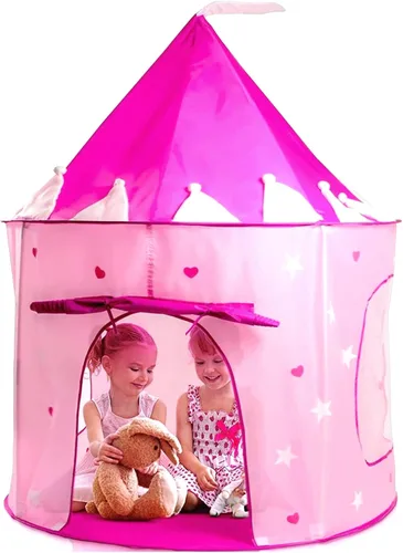 Vista 8 de Play22 Tienda de Juego para Niños Castillo de Caballero - Tienda Portátil Emergente - Plegable en Bolsa de Transporte - Juego para Niños para Uso