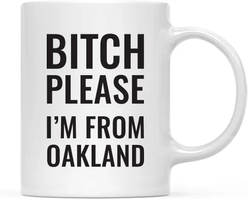 Vista 103 de Andaz Press Taza de café de 11 onzas, regalo de broma, Bitch Please I'm from Alabama, paquete de 1, incluye caja de regalo, divertidas ideas