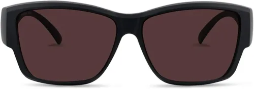 Vista 6 de TheraSpecs Gafas Tatum WearOver para migraña y sensibilidad a la luz Tortuga de mármol ámbar