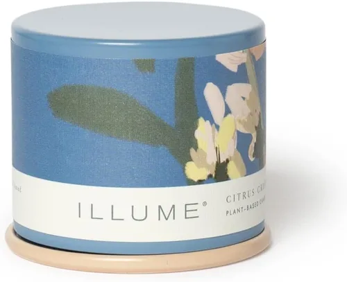 Vista 12 de Illume, Vela Leche de Coco Mango Demi Vanity Tin 3 onzas