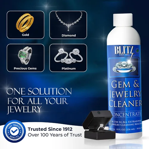 Vista 7 de Blitz limpiador concentrado de piedras y joyería (8 oz)