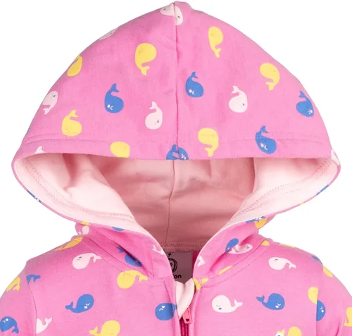 Vista 5 de CoComelon JJ - Overol de forro polar con cremallera para niñas de bebés a niños pequeños