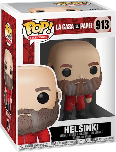 Vista 4 de Helsinki: Fun ko Pop! Figura de vinilo para TV y 1 paquete de protector gráfico compatible (913-44194 - B)