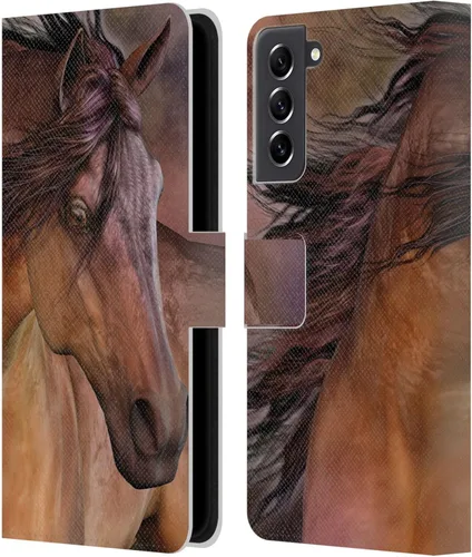 Vista 39 de Head Case Designs Officially Licensed Laurie Prindle A Morgan Christmas Western Stallion Leather Wallet Case Compatible with Samsung Galaxy A07 4G