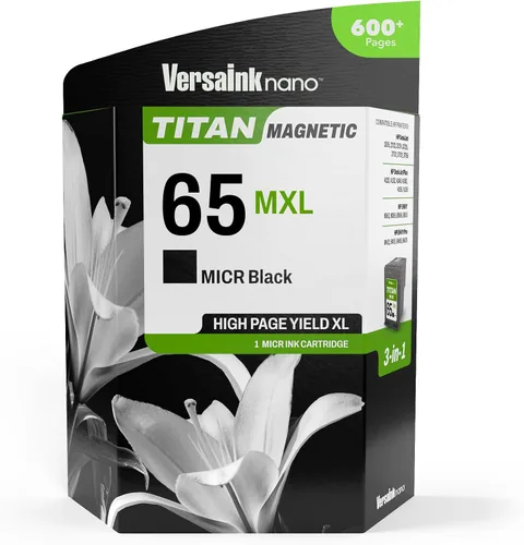 Vista 8 de Cartucho de tinta Nano 65 CXL Titan Tri-Color de 65 y 65 XL, funciona con Deskjet 3700 Series, Serie 2600, Serie Envy 5000