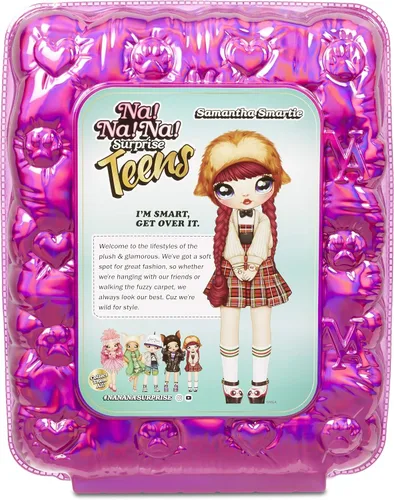 Vista 6 de Na Na Na Surprise - Muñeca de moda para adolescentes Samantha Smartie, muñeca de 11 pulgadas, inspirada en búho
