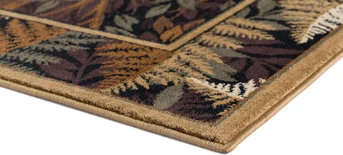 Vista 7 de Fern Deer - Tapete de dispersión beige de 2 x 3 pies para pasillo, pasarela, entrada o vestíbulo, lodge, novedoso estilo ciervo, dormitorio y sala