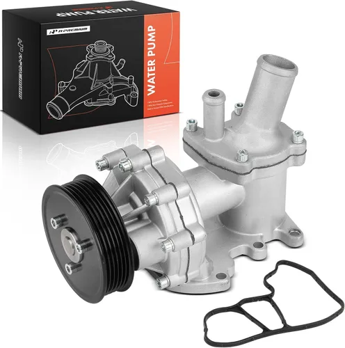 Vista 8 de Bomba de agua de motor A-Premium compatible con Chevrolet Epica para Suzuki Verona 2004-2006, con junta y polea, 2.5L