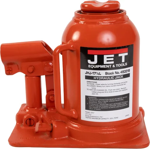 Vista 8 de JET Gato hidráulico de botella de perfil bajo de 12.5 toneladas con mango (JHJ-12-1/2L)