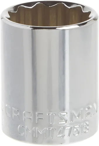 Vista 12 de CRAFTSMAN - Llave poco profunda, SAE, accionamiento de 1/2 pulgada, 1 pulgada, 12 puntas (CMMT47514)