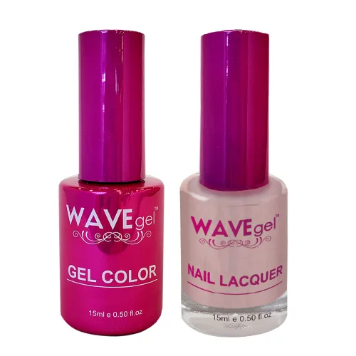 Vista 113 de WAVEGEL - Juego dúo de gel y esmalte de uñas a juego - Colección Princess - #001 Super Black I 0.5 onzas #001 Super Negro
