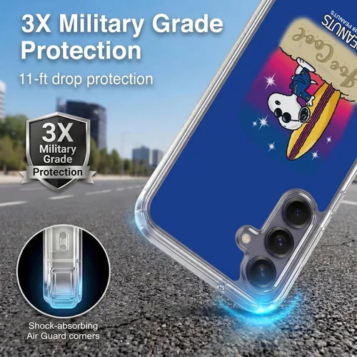 Vista 59 de Head Case Designs Officially Licensed Peanuts Beach Surf Snoopy Boardwalk Airbrush Gel Case [Military Grade Protection] Compatible with Google Pixel
