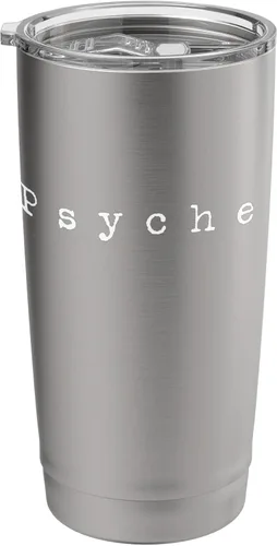Vista 8 de Psyche! Funny 90s Slang Retro Nostalgia Vibe Stainless Steel Insulated Tumbler