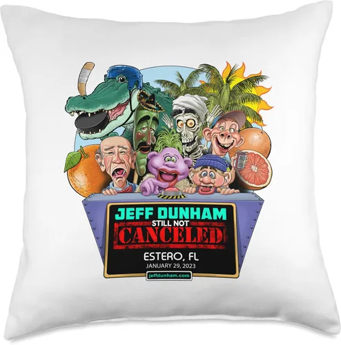 Vista 5 de JEFF DUNHAM Estero, FL (2023) - Almohada de 16 x 16 pulgadas, multicolor