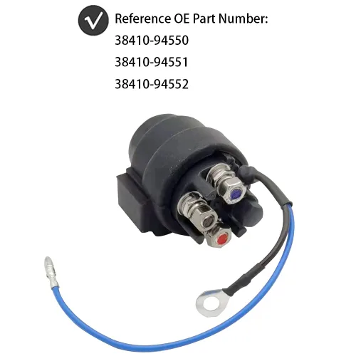 Vista 2 de Relé de inclinación de ajuste eléctrico para fuerabordas Suzuki DF40-DF140 4 tiempos DT55-225HP 2 tiempos reemplazar 38410-94550 38410-94551