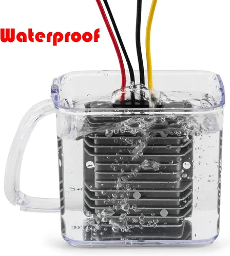 Vista 6 de Regulador de convertidor de voltaje CC 36V 48V reductor de voltaje a 12V 10A 120W, reductor de voltaje impermeable, módulo de fuente de alimentación