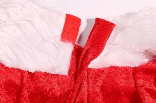 Vista 7 de Costumerry Vestido de Papá Noel para niñas, disfraz de Papá Noel de Navidad