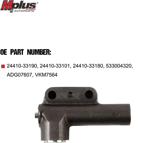 Vista 2 de MPLUS Tensor Hidráulico Ajustador de Correa de Distribución Compatible con 1989-1995 para Hyundai Elantra Sonata/para Mitsubishi Eclipse Galant