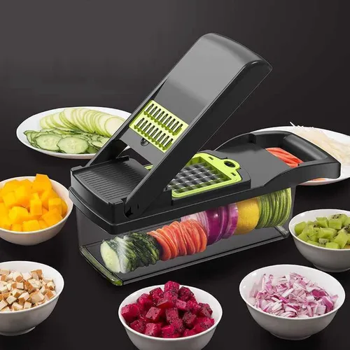 Vista 8 de Mnixy The Chopper - Picador multifuncional de verduras 12 en 1