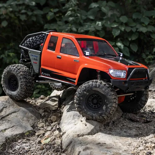 Vista 9 de Axial RC Crawler 1/6 SCX6 Trail Honcho 4WD RTR (transmisor y receptor incluidos, batería y cargador no incluidos), rojo, AXI05001T1, camiones